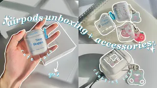 airpods gen 2 unboxing 2021 + accessories ✨