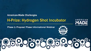 Learn about the DOE Hydrogen Shot Incubator Prize