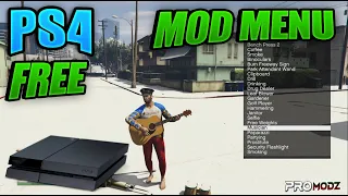 GTA 5 - FREE PS4 MOD MENU SHOWCASE!  (PS4 MODDING)