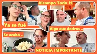 Ya se fué❕+ NOTICIA IMPORTANTE ⚠️ Algo que deciros + Se acabó ❌ + Supermercado Alcampo TODO 1€