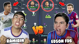 RAMIRIN vs EDSON FDB ¡DUELO de MODO CARRERA! *LA FINAL MÁS ÉPICA* 😱 BARCA vs REAL MADRID