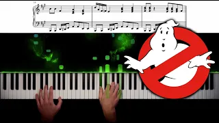 GHOSTBUSTERS - Theme Song 👻 | Piano Cover + Sheet Music