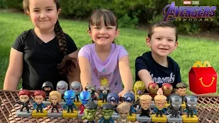 Juguetes de los Avengers Endgame, 2019 Avengers Endgame McDonald's Happy Meal Toys