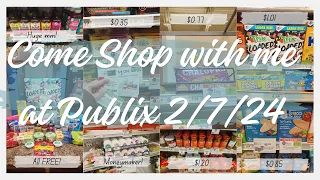 Come Shop with me at Publix 2-7-24 $215 worth of products for free! Publix deals this week.