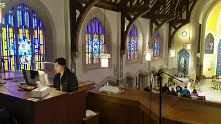 17 year old organist on Easter Sunday