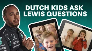 Dutch Kids Ask Lewis Hamilton F1 Questions! 😊