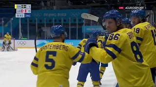 Sweden - Canada ---- Game deciding goal sends second NA team home - Olympic games Beijing 2022