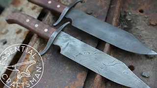 Forging 2 Bowie Knives