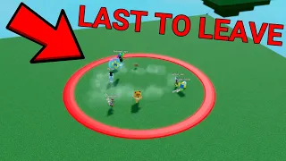 ROBLOX LAST TO LEAVE CIRCLE CHALLENGE