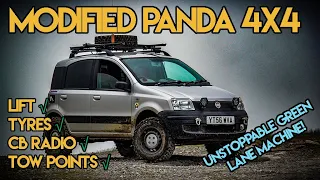 Lifted off road Panda 4x4 walkaround (all mods explained)