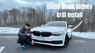 HOW TO INSTALL FRONT GRILL ON G30 2019 540i: EASY TO INSTALL