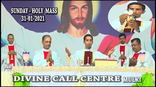 Sunday Holy Mass-31-01-2021 celebrated by Rev.Fr.Alwyn Pinto SVD at Divine Call Centre Mulki