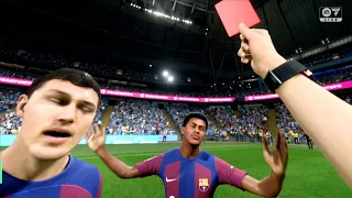 EAFC24 PS5 - Barca red card REF CAM