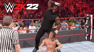 Riddle VS. Omos | Brutal Match | WWE 2k22