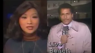 Connie Chung Throws To Lester Holt | KCBS TV LA Channel 2 News 1983