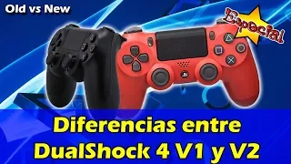 Diferencias entre DualShock 4 V1 y V2