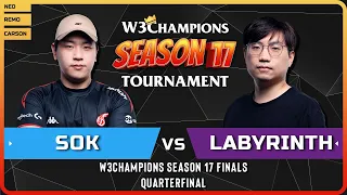 WC3 - [HU] Sok vs LabyRinth [UD] - Quarterfinal - W3Champions Season 17 Finals