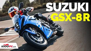 Review - Suzuki GSX-8R 2024 country road race track - Sportier than expected!