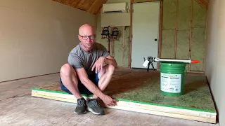 Building the floor of a "SoundProof" Recording Booth for Voice Over