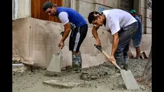 Avanzan los arreglos de veredas y calles en el casco histórico de