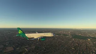 A320 Landing Chicago Midway KMDW AerLingus Airbus MSFS