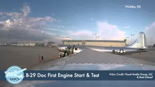 VIDEO TEASER: B-29 Doc: Engine Start and Test (Wing Cam Clip)