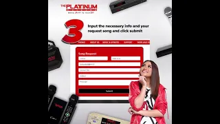 how to request songs on platinum karaoke