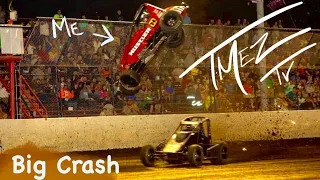 BiG SPRINT CAR CRASH My Most Watched Video of The Year! (Short Version)