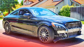 Из Ведра в Конфетку - Битый Mercedes C-Coupe С Аукциона