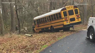 Multiple children hurt in Accomack County school bus crash