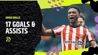 AMAD DIALLO.. Sunderland legend || All goals and assists. 2023