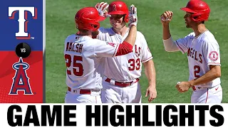 Jared Walsh smashes a grand slam in 8-5 win | Rangers-Angels Game Highlights 9/21/20