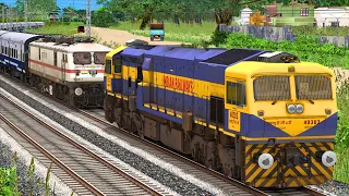 WDG4D Rescue WAP7 JAN SHATABDI Express | BUMPY RAILROAD | Train Simulator | Railworks 3 | NTG GAMING