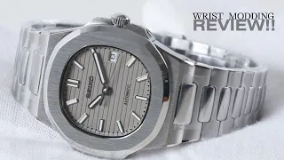 Seiko Nautilus MOD Gray Dial - Wristmodding Reviews