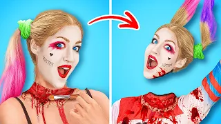 SOCORRO!😱 MACETES DE HALLOWEEN🎃👻 - Maquiagem SFX & Transformações Horrendas, por 123 GO! CHALLENGE