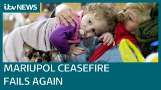 Second evacuation of Mariupol fails as Russia 'breaks' ceasefire again | ITV News