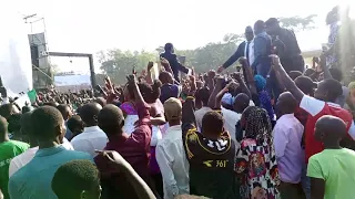 Hon Norbert Mao challenged Vinka at Kaunda Ground Gulu city