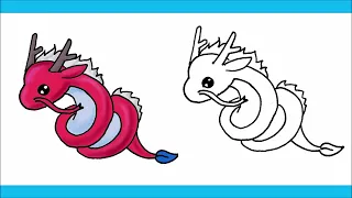 How to draw a cute chinese dragon