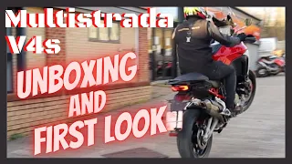 NEW Ducati Multistrada V4s is Finally Here!! Unboxing and first look