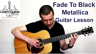 Metallica - Fade To Black - Guitar Lesson - Drue James - Part 1