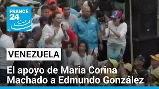 Venezuela: María Corina Machado hace campaña por Edmundo González