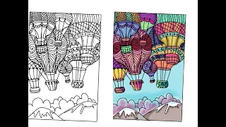Story Doodle  - Hot Air Balloon