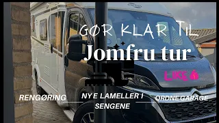 Klargøring af Autocamper til vores jomfru tur