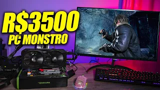 PC GAMER MONSTRO DE R$3500, RODA JOGOS NO ULTRA EM 4K !!