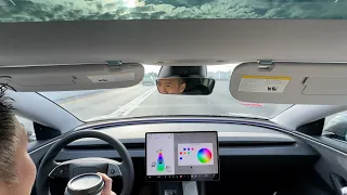 Tesla Model 3 Highland - Interior Cabin Noise - ASMR - DAY TIME