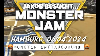 Jakob besucht… Monster Jam am 6.4.2024 Es war eine Monster Enttäuschung!