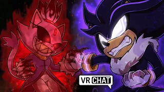 Dark Silver's Fight With Blaze.EXE! (VR Chat)