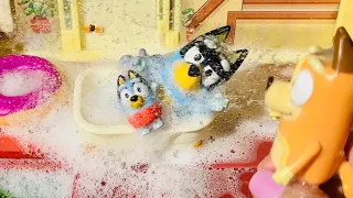 Bath Time - Baby Bluey toys Pretend play