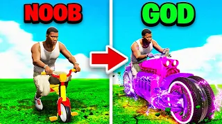 Upgrading NOOB Bike To GOD Bike In GTA 5!