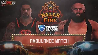 WWE 2K17 - Great Balls of Fire 2017 Roman Reigns vs Braun Strowman | Match Highlights